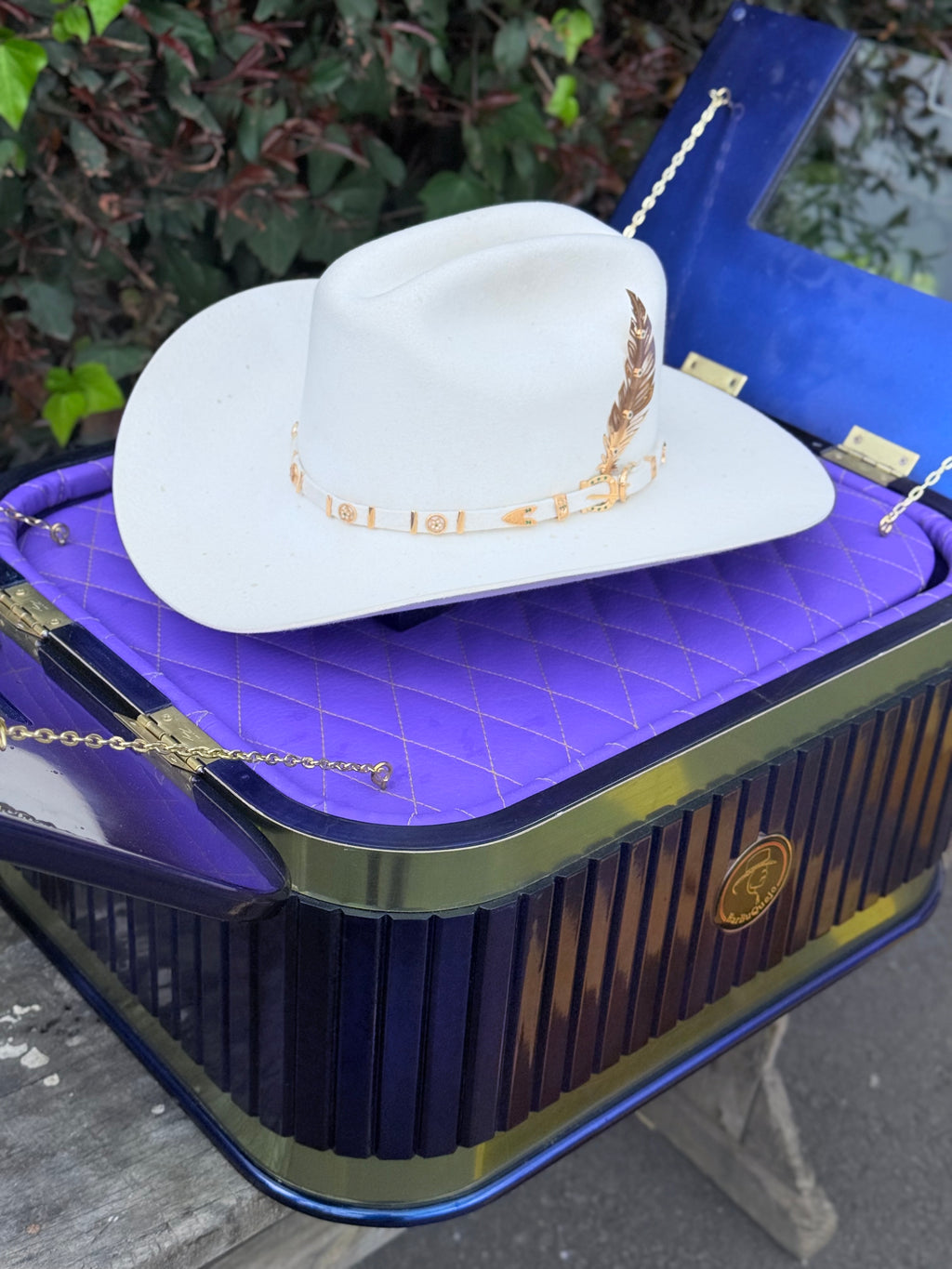 Sombrero de Oro Diamantes / Esmeraldas