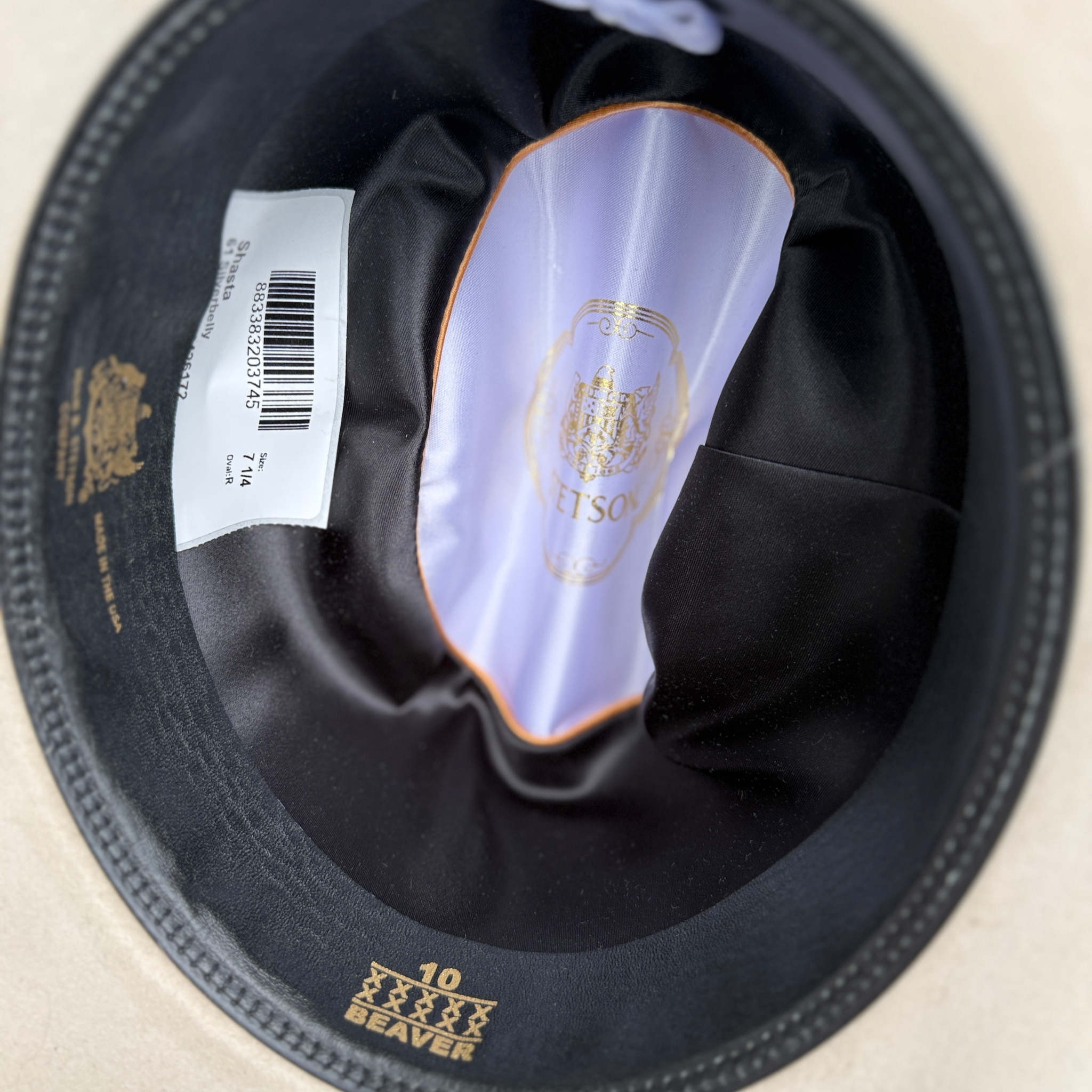 STETSON 10x silverbelly